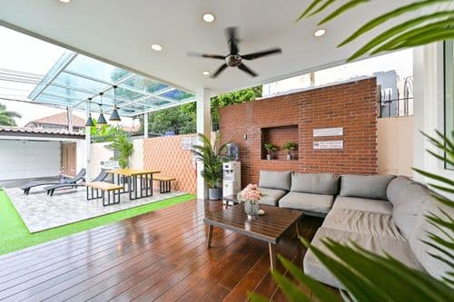 พูลวิลล่า พัทยา (4BD Pool Villa Pattaya with Jacuzzi & Exquisite Pool Villa A) รูปภาพที่ 4