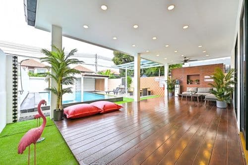 พูลวิลล่า พัทยา (4BD Pool Villa Pattaya with Jacuzzi & Exquisite Pool Villa A) รูปภาพที่ 6