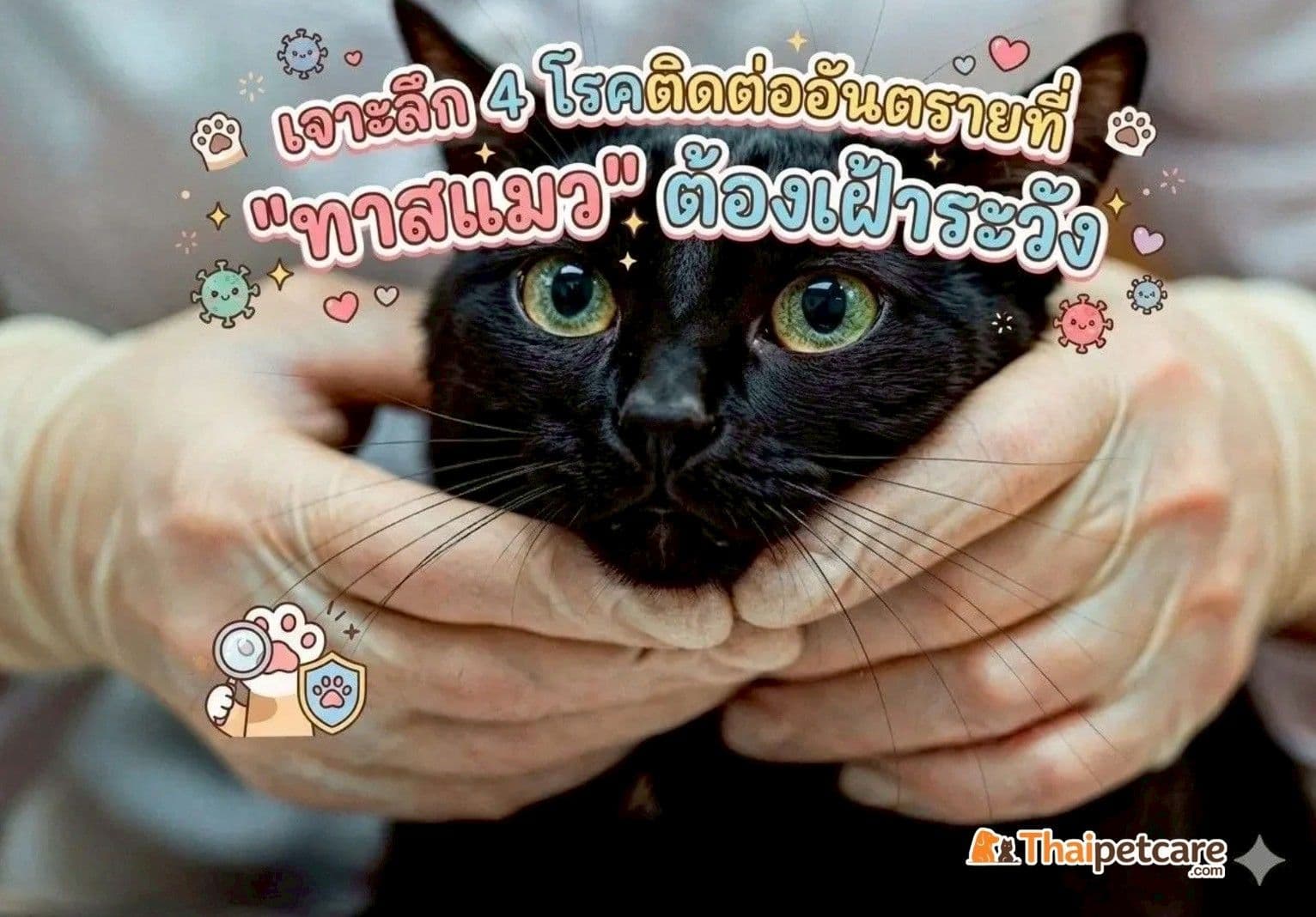 เจาะลึก 4 โรคติดต่ออันตรายที่ "ทาสแมว" ต้องเฝ้าระวัง